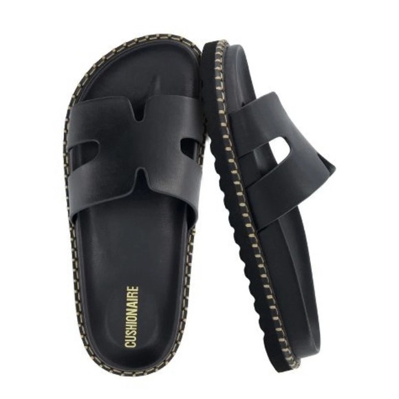 Cushionaire Shoes - Cushionaire Women's Slides Sandal Cutout Slip-On with Stitching Size 10 NWB